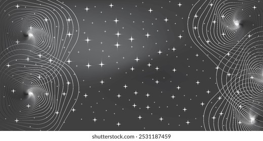 Black Background. Modern Luxury and Premium Design Template star glow. Celebrating Graphics ffor banners, flyers and presentations. Royal Looking Creative Design Pattern.