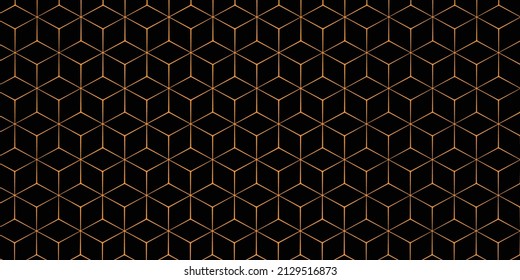 Black background and orange cubes