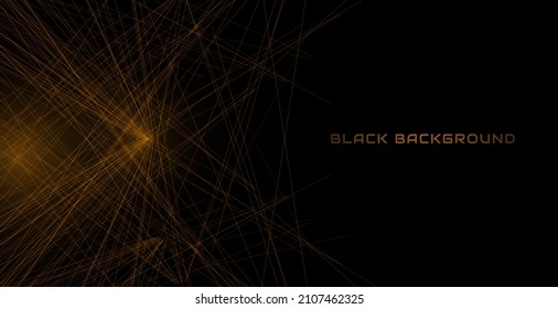 black background with orange lines burning like sparks