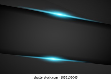 black background overlap dimension grey vector illustration message board for text and message design modern website