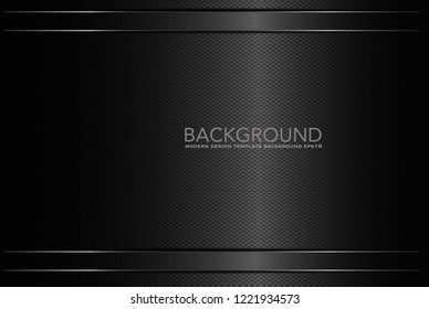 black background overlap dimension grey vector illustration message board for text and message design modern website
