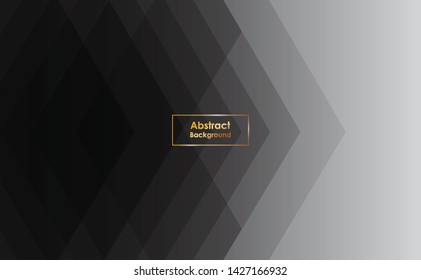black background overlap dimension grey vector illustration message board for text and message design modern website