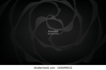 black background overlap dimension grey vector illustration message board for text and message design modern website