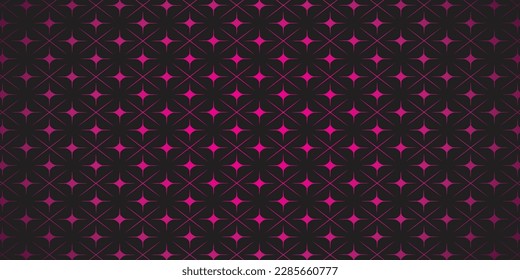 Black background and pink figure 