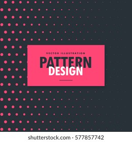 black background with pink halftone