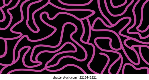 Fondo negro y línea rosa 