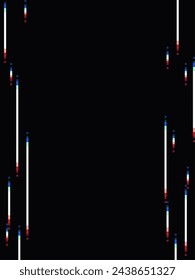 Fondo negro con líneas de velocidad del estilo del arte del píxel con la fuga del color