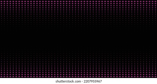 Fondo negro y punto púrpura 