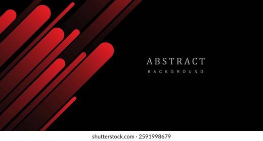 Black background with red glowing light effect, black abstract use for business, corporate, institution, poster, template, presentation, advertising, festive. eps10