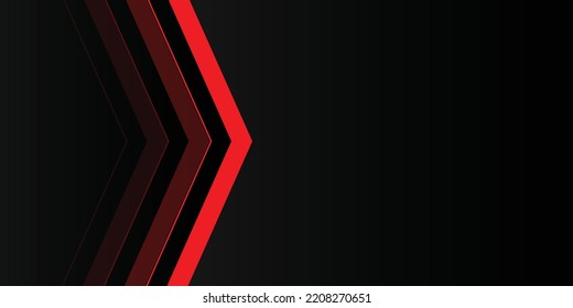 Fondo negro y línea roja 