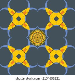 black background with repeated pattern in align