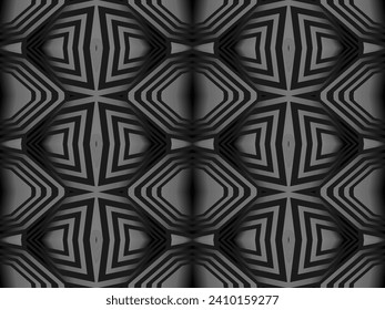 Black background with shiny diagonal geometric pattern.