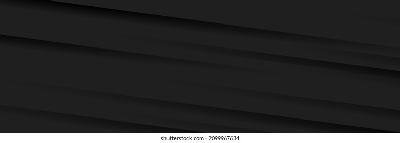 Black background with shiny lines. Elegant modern design