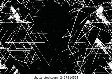 Black background with shiny stripes. Black and white Grunge texture with stripes. Grunge Background. Grunge Abstract texture. 