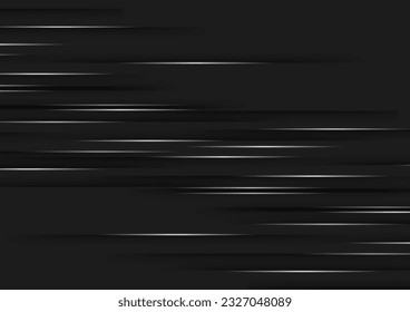 Black background with silver shining lines