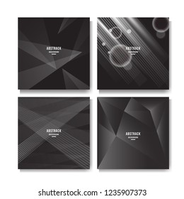 Black background with soft light illustration