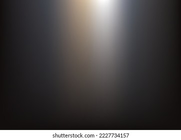 black background with soft white gradient. a burst of light fell in the darkness