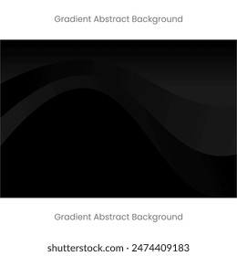 Black background with sparkling curved lines effect. Editable.