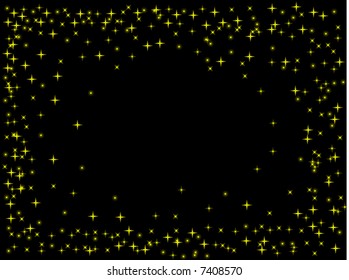 Black background with the stars