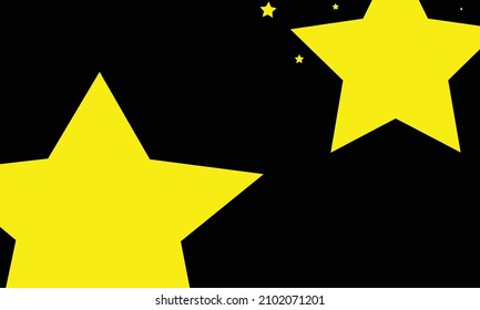 Fondo negro y estrellas. Este fondo es adecuado como fondo de teléfono celular, fondo de portátil y otros.