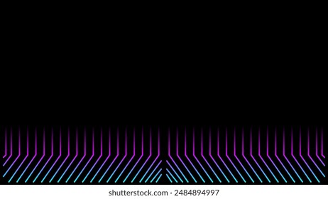 Black background with stripes gradient 
