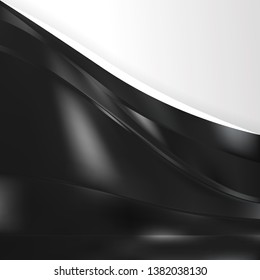 Black Background Template Vector Design