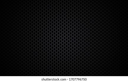 Black background. Black texture metal steel background. Dark carbon fiber texture. Web design template vector illustration EPS 10.