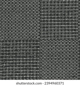 black background textured fabric seamless pattern