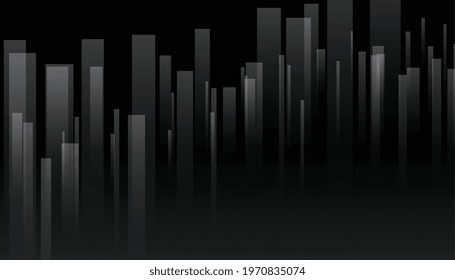 black background with transparent vertical lines