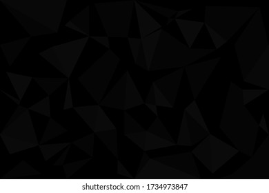 Black Background with Triangle Pattern

