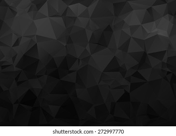 Black Background with Triangle Pattern