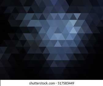 Black Background with Triangle Pattern