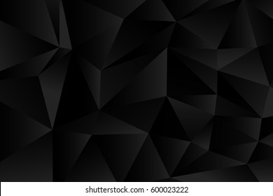 Black Background, Triangle Pattern