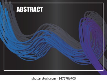 black background and various bright colors
