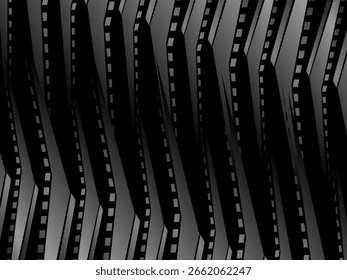 Cartão de convite de luxo vetor fundo preto. Elegante padrão de linhas onduladas no plano de fundo preto. Ilustração de design premium para casamento, modelo de capa vip, grande abertura, folheto, etc.	
