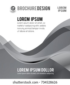 Black background with wave - Abstract Business Background