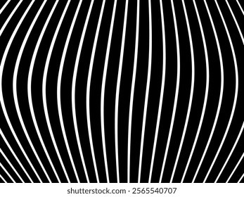 Black background with white abstract line pattern. Modern abstract background.	
