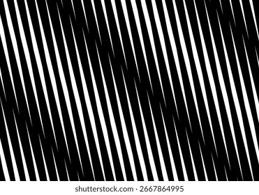 Black background with white abstract line pattern. Modern abstract background.