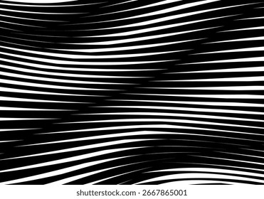 	
Schwarzer Hintergrund mit weißem abstraktem Linienmuster. Moderner abstrakter Hintergrund.	
