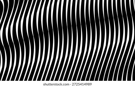 Black background with white abstract line pattern. Modern abstract background.	
