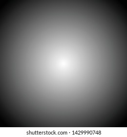 Black background, white blur, abstract with brochures, gradient wallpaper Gradient background studio illustration graphic website