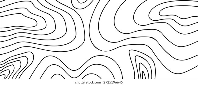 Plano de fundo preto com padrão de linha de contorno branco.