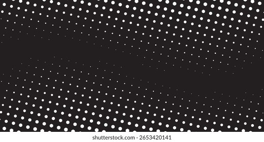 Fondo negro con semitono blanco abstracto para el Fondo de pantalla o el telón de fondo. moderno