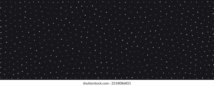 Fondo negro con puntos blancos irregulares, caóticos, puntos, círculo.