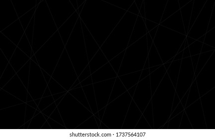 Black background with white lines.