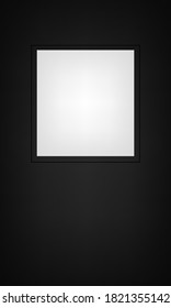 Fondo negro. Espacio blanco para el texto. Ilustración vectorial.