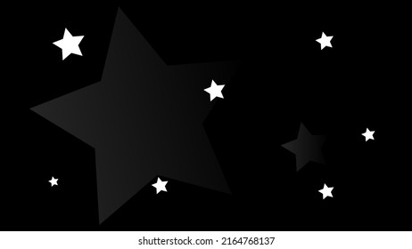 Black Background White Stars Great Backgrounds Stock Vector (Royalty ...