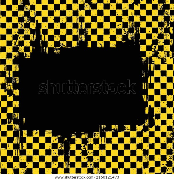 Black background with yellow squares flag for\
racing wallpapers