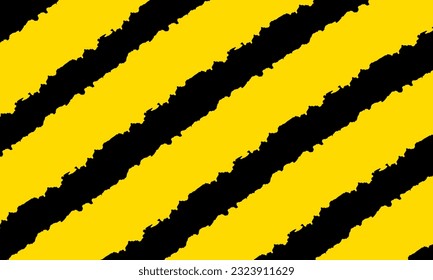 black background with yellow stripes