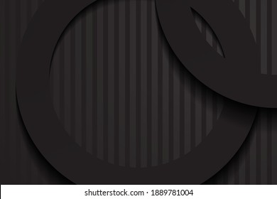 black backgrounds. 3d colorful overlap layers background.